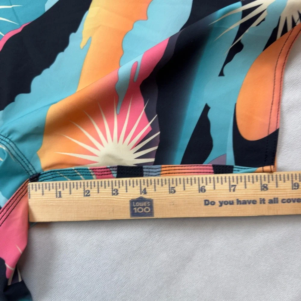 Billabong Sundays Pro Boardshorts Mens 28 Recycler Multi Color Sun Print Swim - Picture 5 of 9